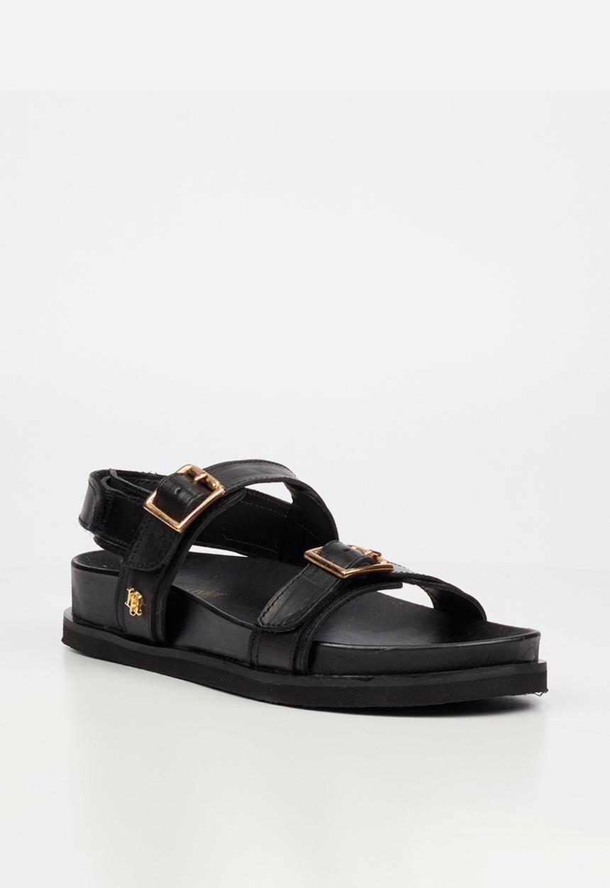 Nicci Tyler - Mariella 1 Leather Slingback Sandal - Black