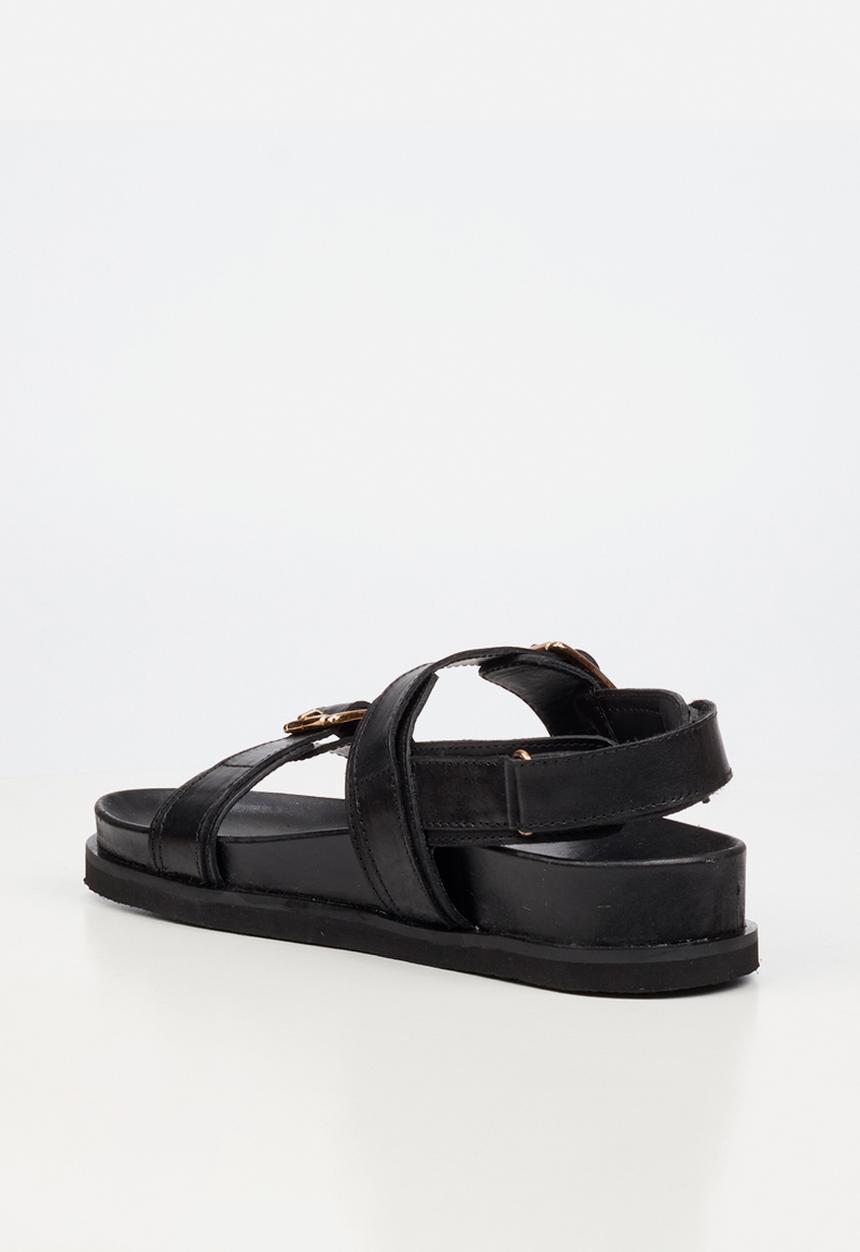 Nicci Tyler - Mariella 1 Leather Slingback Sandal - Black