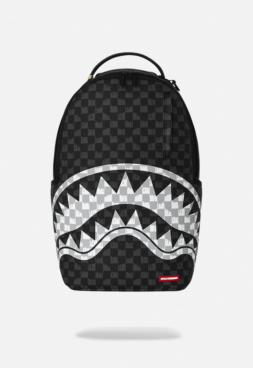 Sprayground - Drip Check Shark Backpack - Black Multi