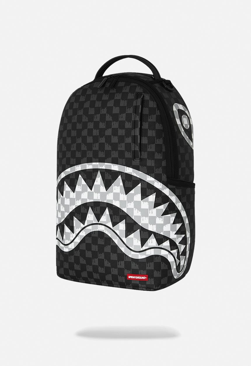 Sprayground - Drip Check Shark Backpack - Black Multi