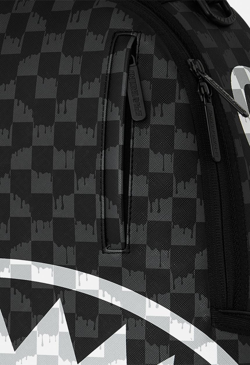 Sprayground - Drip Check Shark Backpack - Black Multi