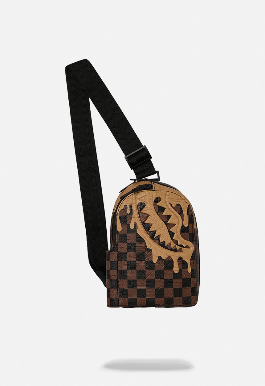 Sprayground - Henny Melt Backpack Sling - Brown Multi