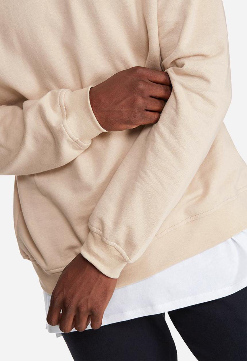 basicthread - Oversized drop shoulder pullover crew sweat