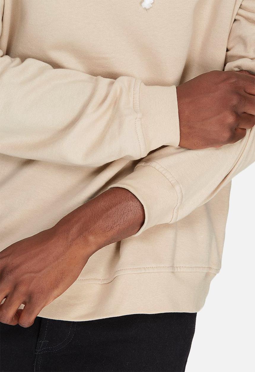 basicthread - Oversized drop shoulder pullover hoodie sweat