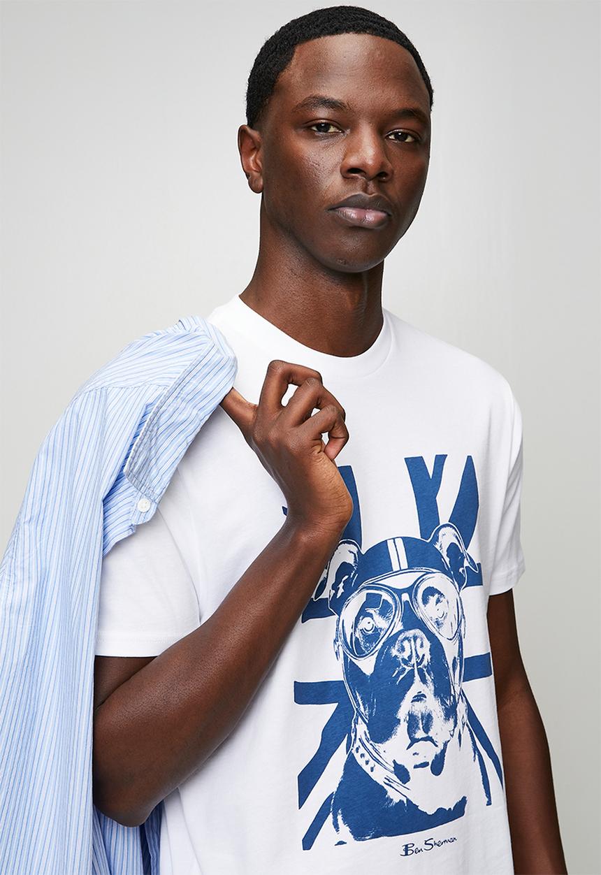Ben Sherman - Bulldog Tee Shirt - White