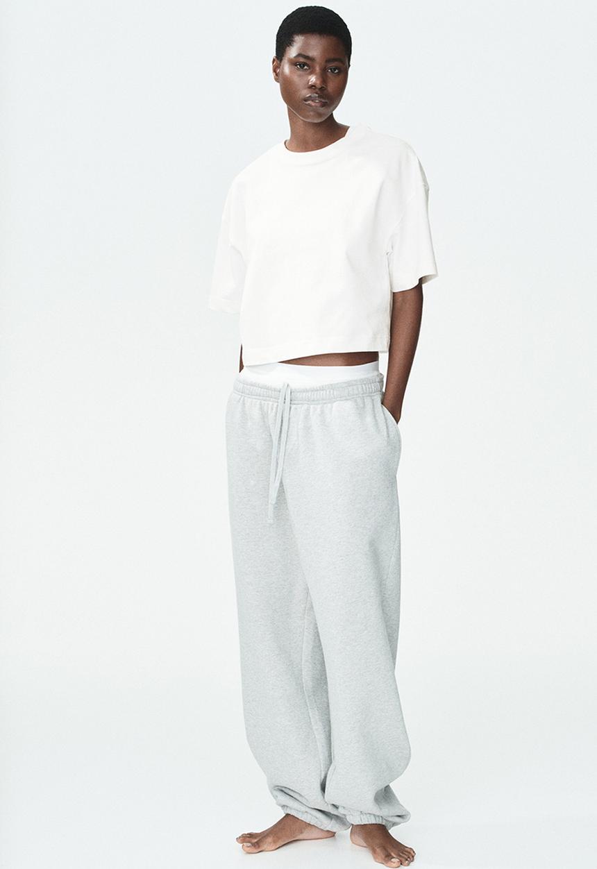 H&M - Boxy T-shirt - white