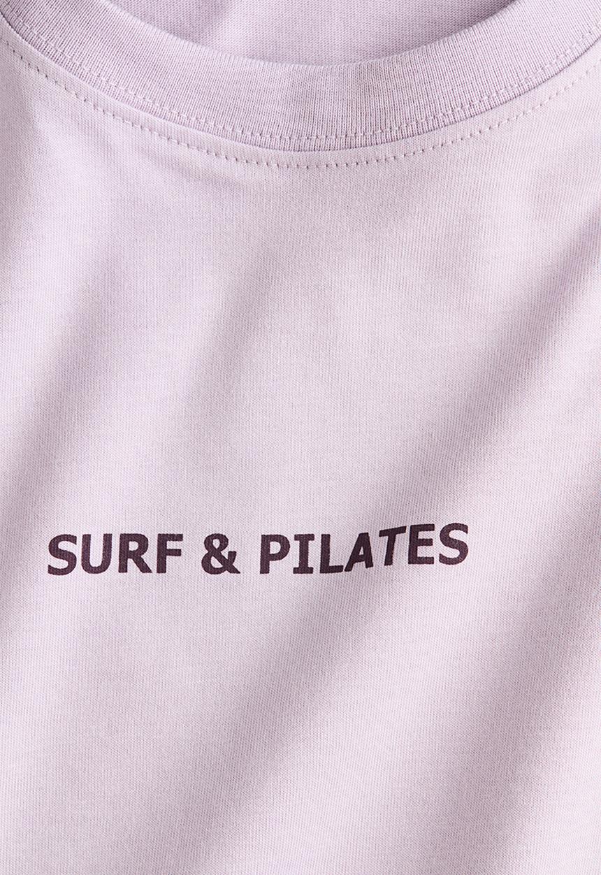 H&M - Oversized t-shirt - light purple/surf