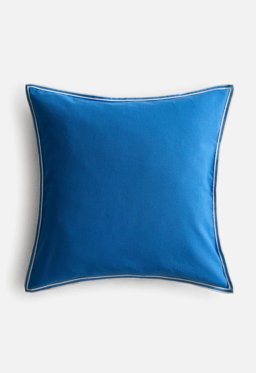 H&M - Cotton canvas cushion cover - bright blue
