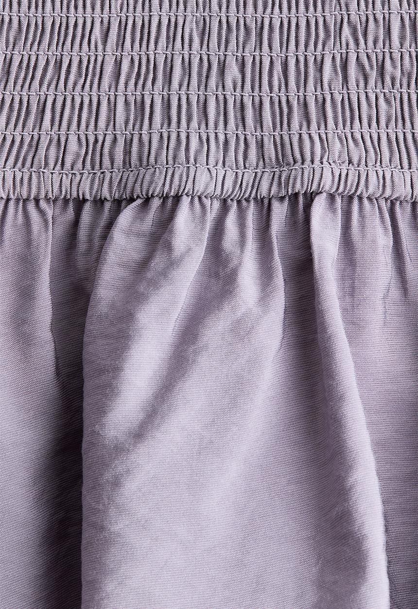 H&M - Flounced off-the-shoulder dress - light purple