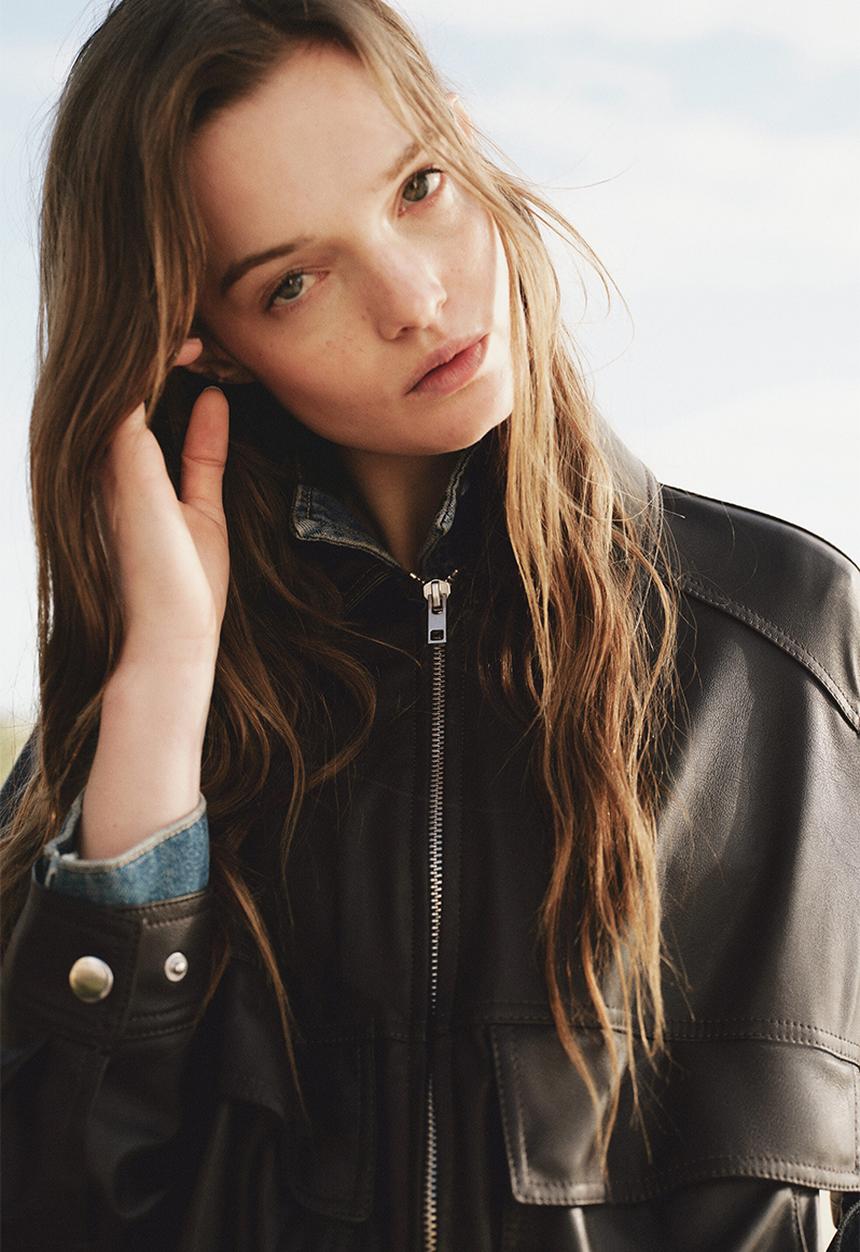 H&M - Coated jacket - dark brown