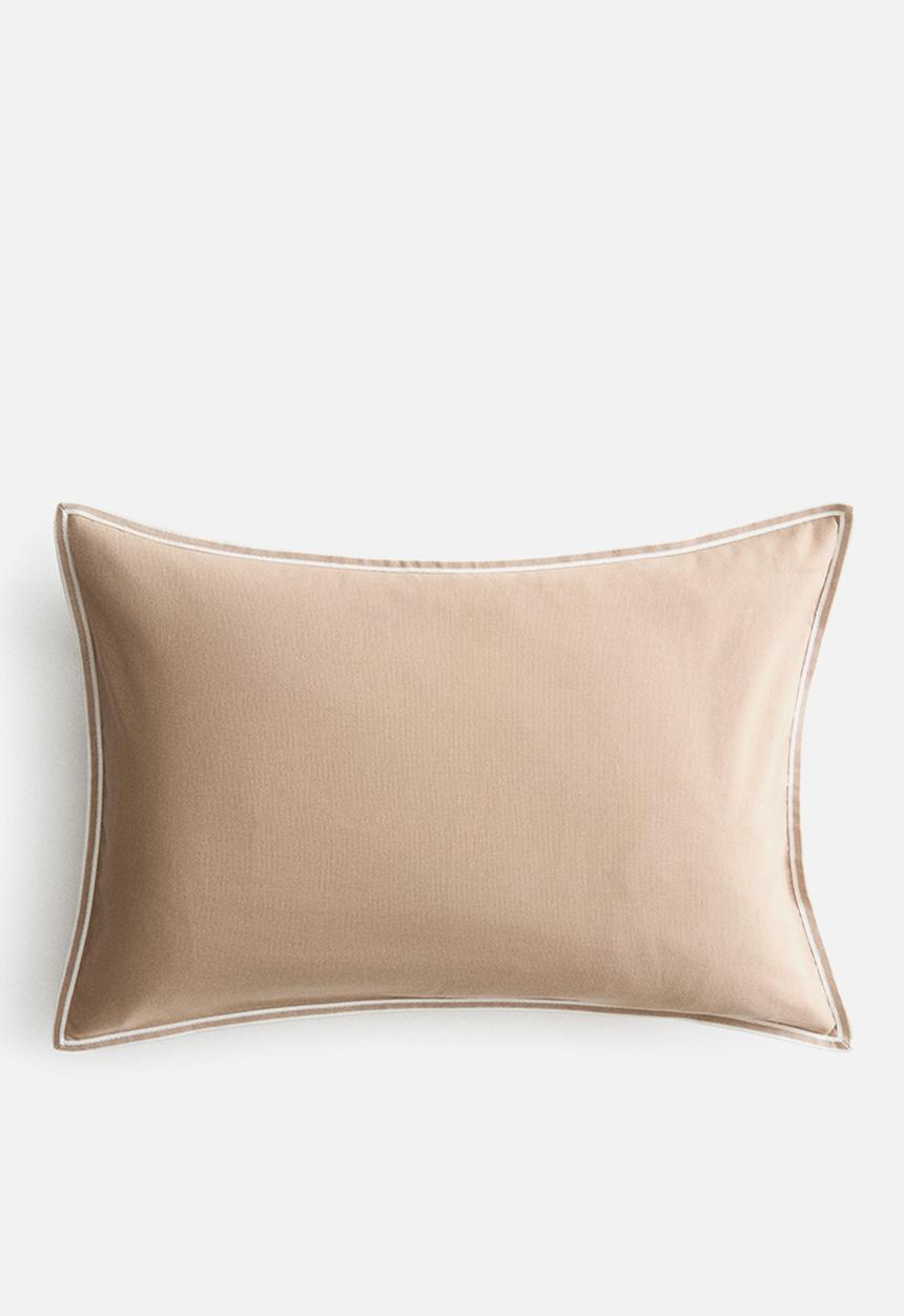 H&M - Cotton canvas cushion cover - beige