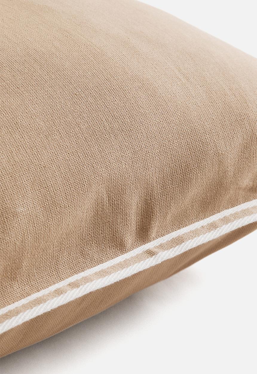 H&M - Cotton canvas cushion cover - beige
