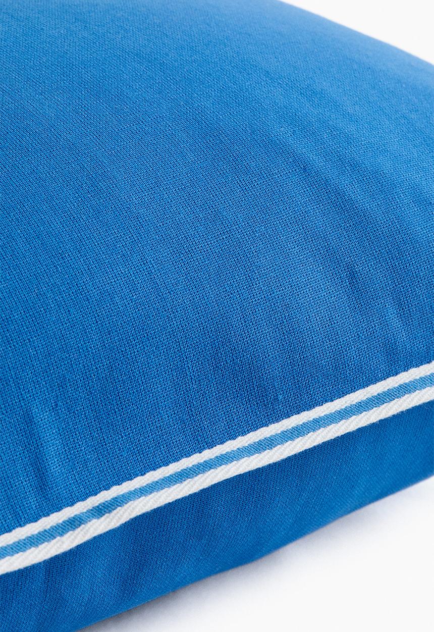 H&M - Cotton canvas cushion cover - bright blue