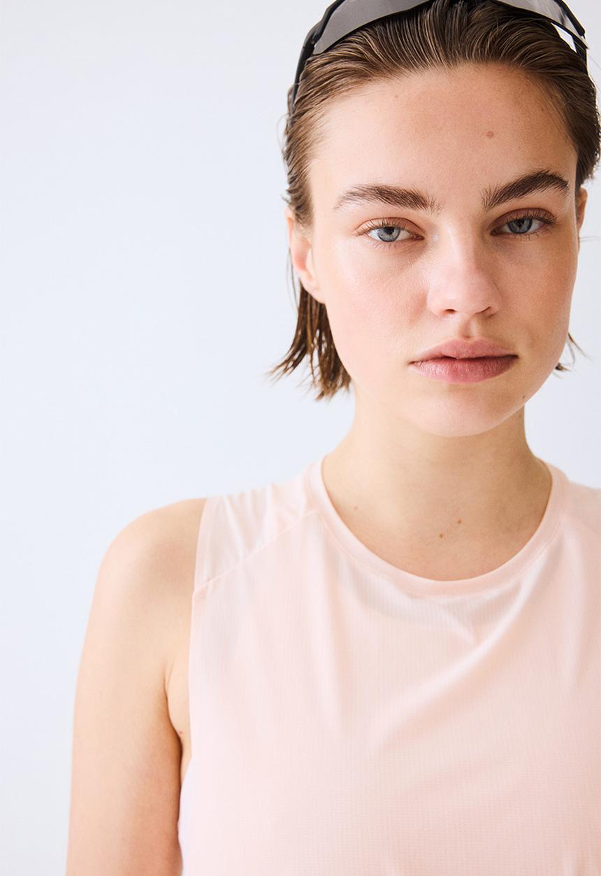 H&M - Sports vest top with drymove? - blush
