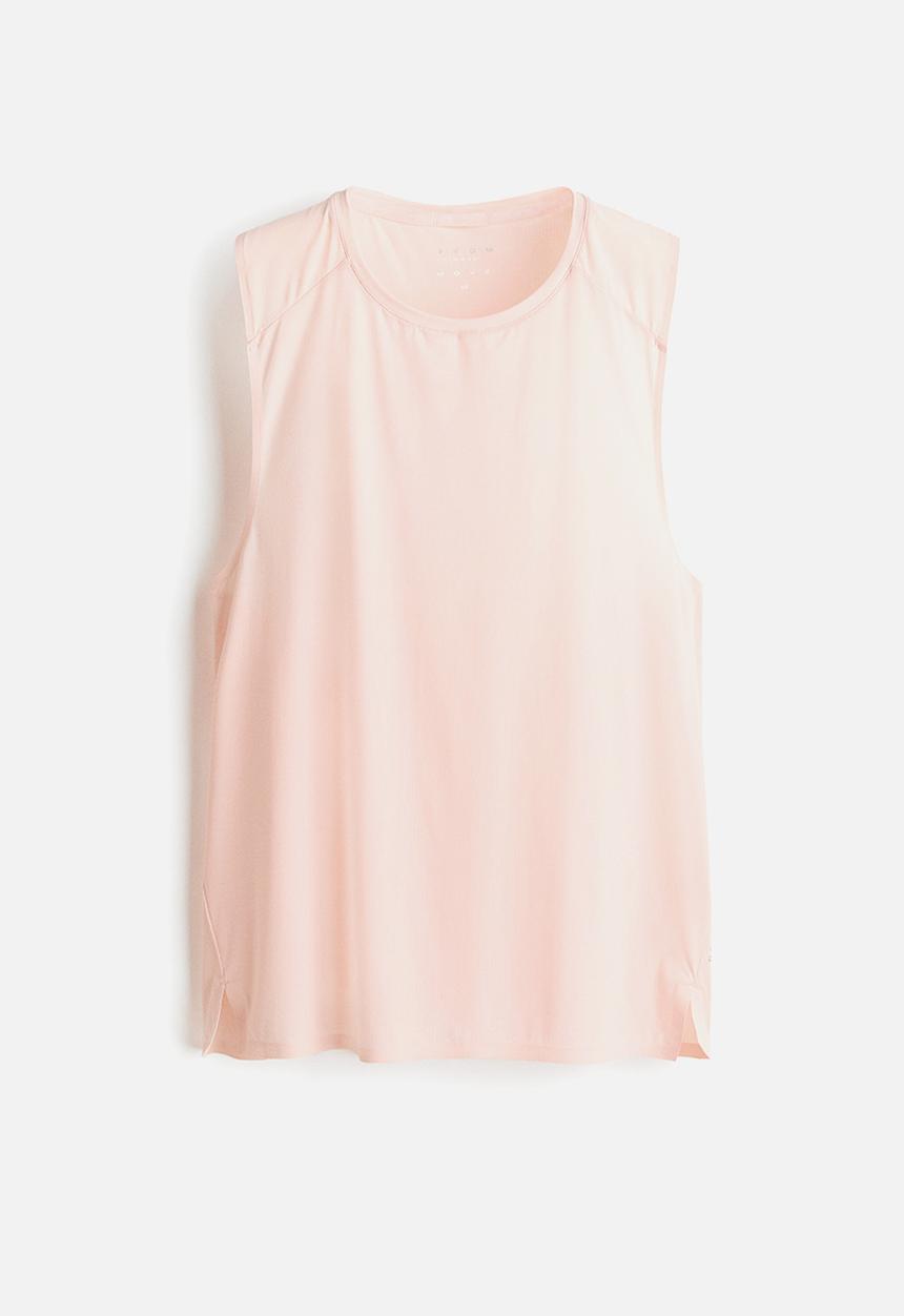 H&M - Sports vest top with drymove? - blush