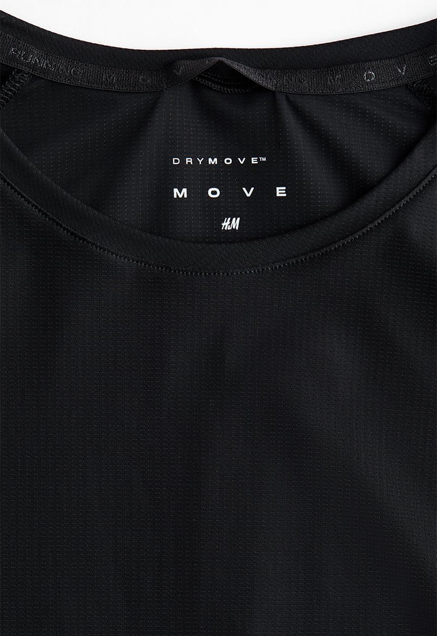 H&M - Sports top with drymove? - black