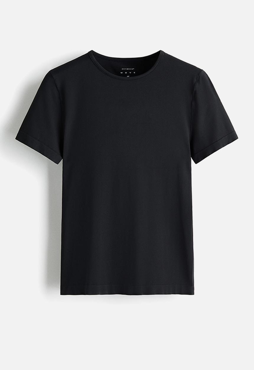 H&M - Seamless slim fit sports top with softmove - black