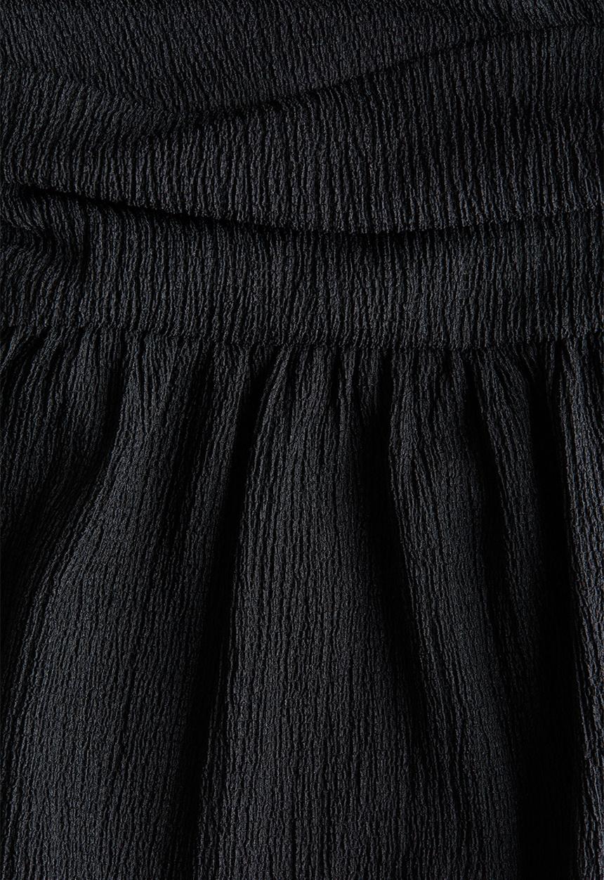H&M - Peplum halterneck top - black
