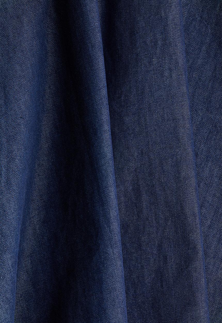 H&M - Flared denim skirt - dark denim blue