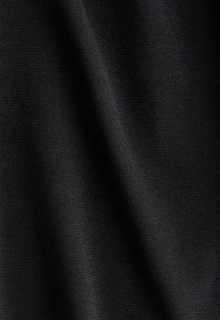 H&M - Draped fine-knit trousers - black