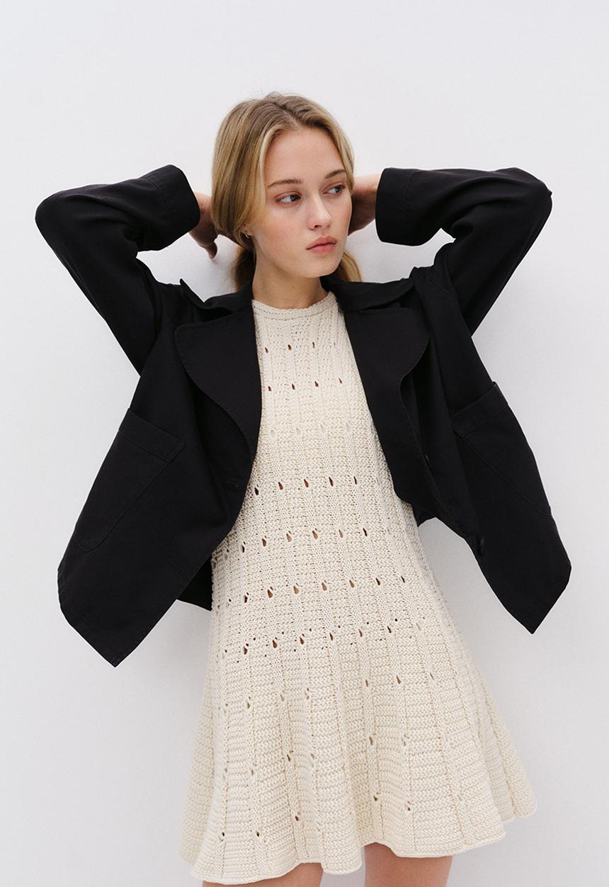 H&M - Twill jacket - charcoal grey