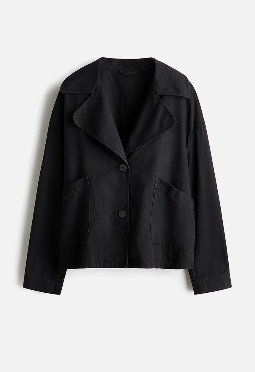 H&M - Twill jacket - charcoal grey