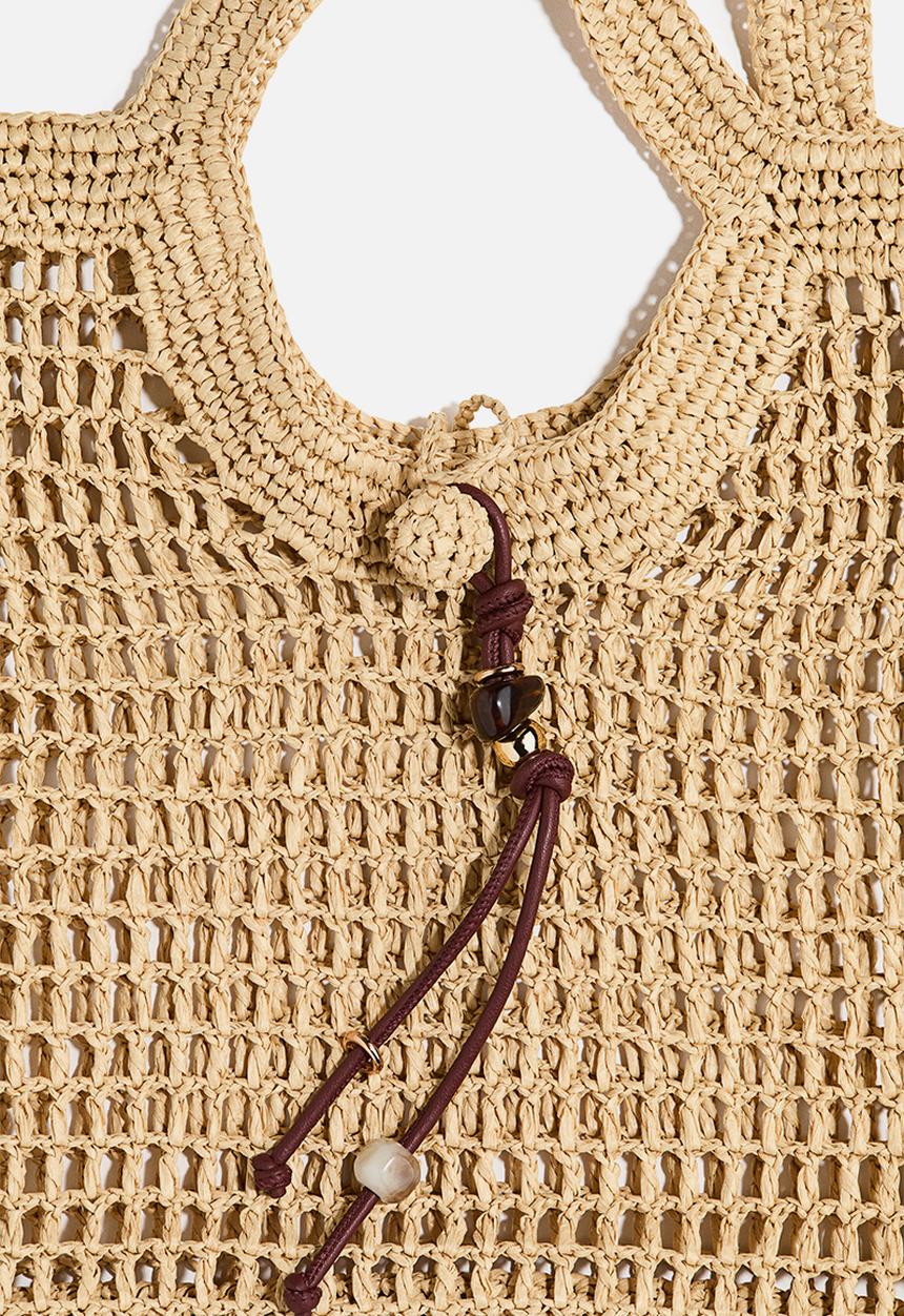 H&M - Straw tote bag - beige
