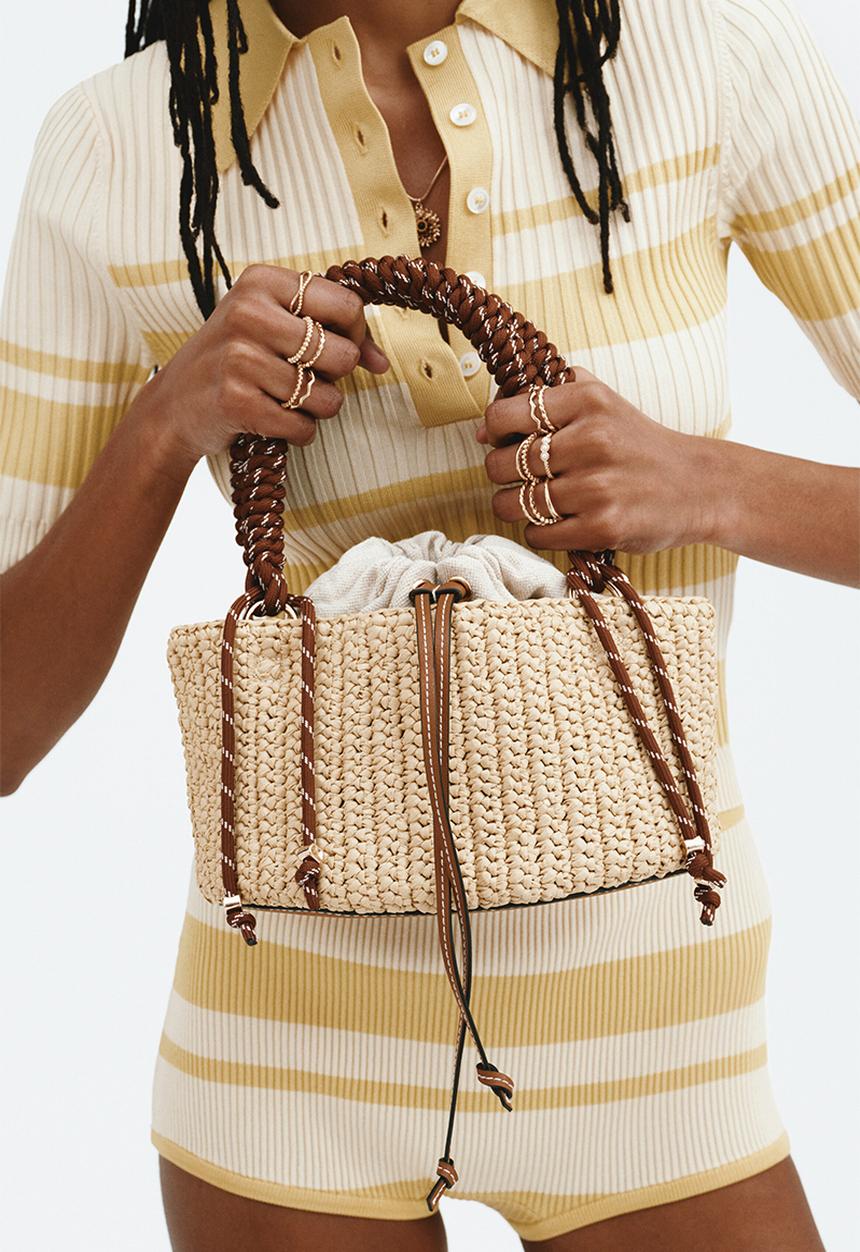 H&M - Straw tote bag - beige