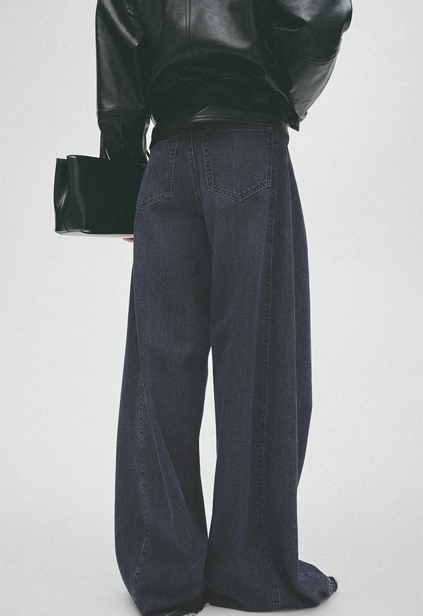 H&M - H&M Studio:  Wide-leg jeans - denim blue