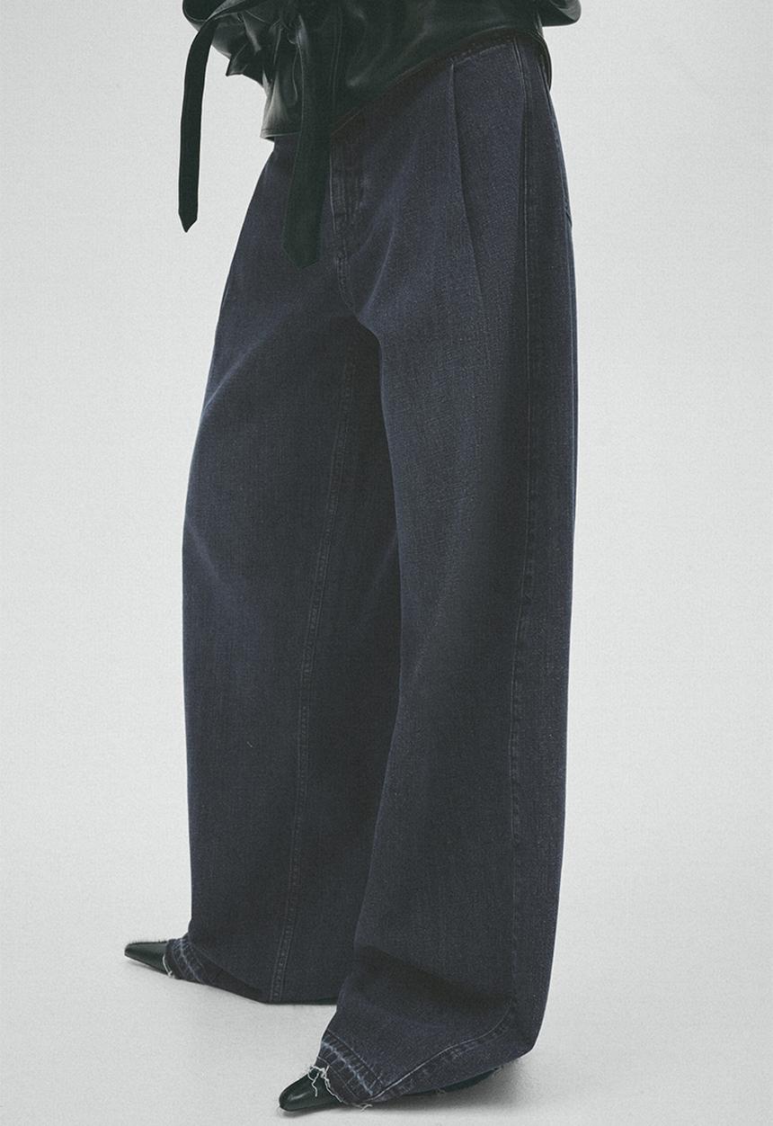 H&M - H&M Studio:  Wide-leg jeans - denim blue