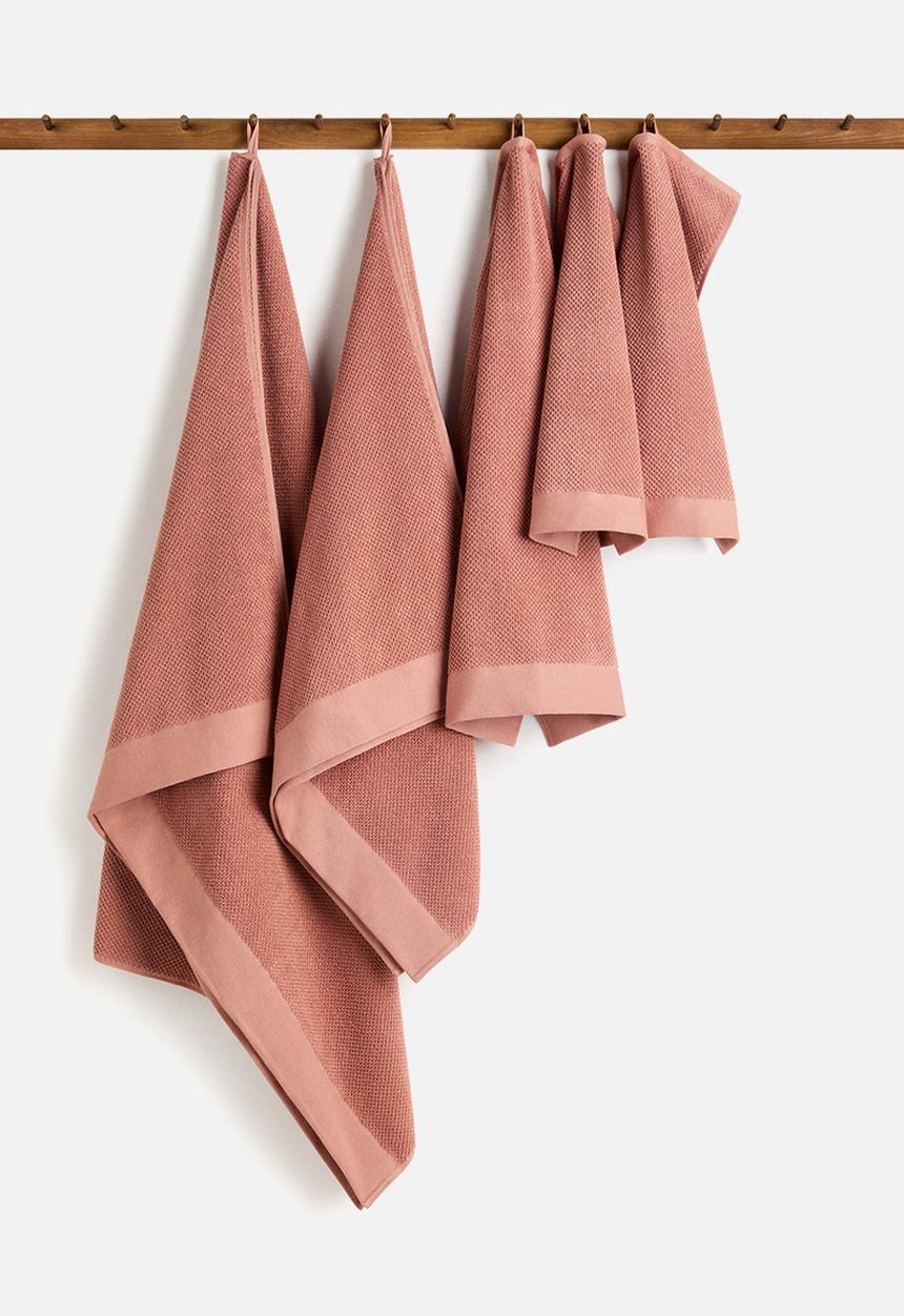 H&M - Cotton terry bath sheet - orange