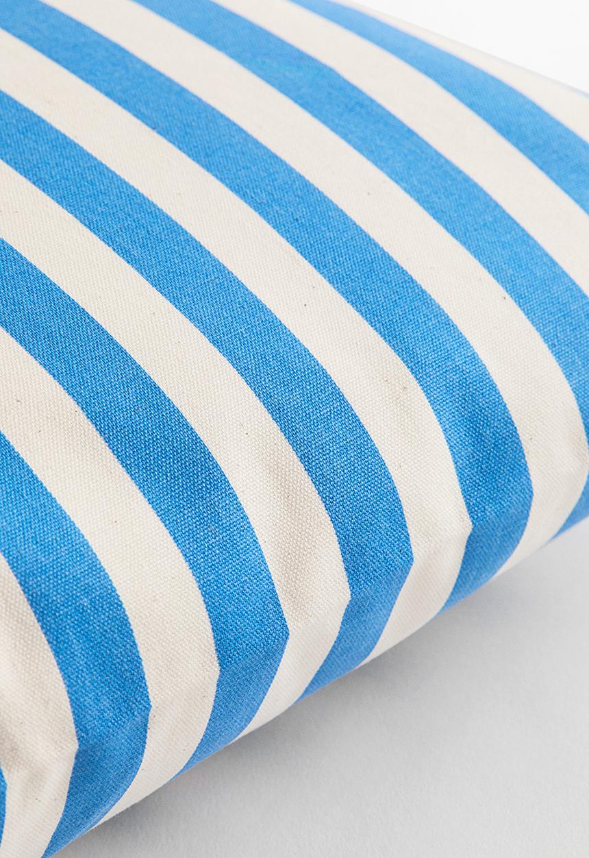 H&M - Outdoor cushion cover - blue/striped