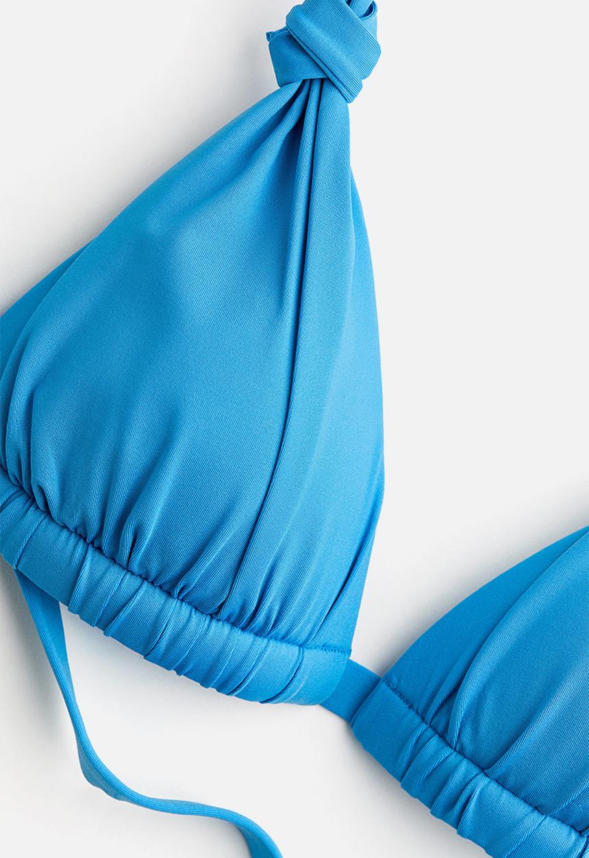 H&M - Push-up triangle bikini top - blue
