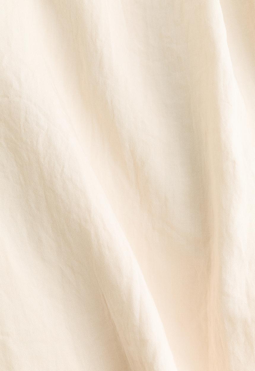 H&M - Wide drawstring trousers - light beige