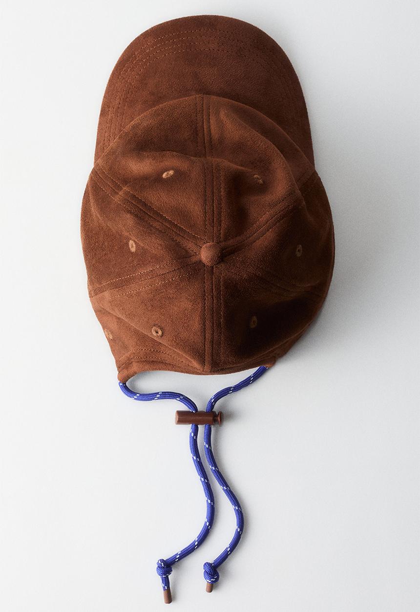 H&M - Drawstring-detail cap - brown