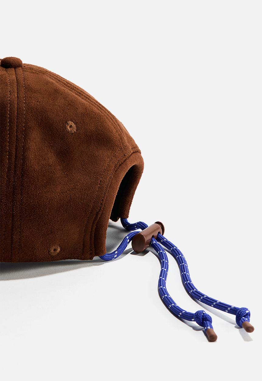 H&M - Drawstring-detail cap - brown