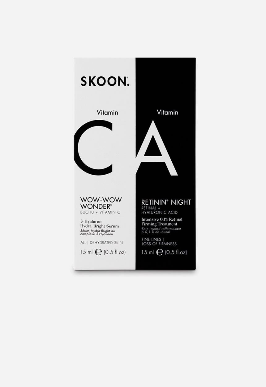 SKOON. - DREAM TEAM DUO - Retinin Night 15ml + WOW WOW WONDER Serum 15ml VAP