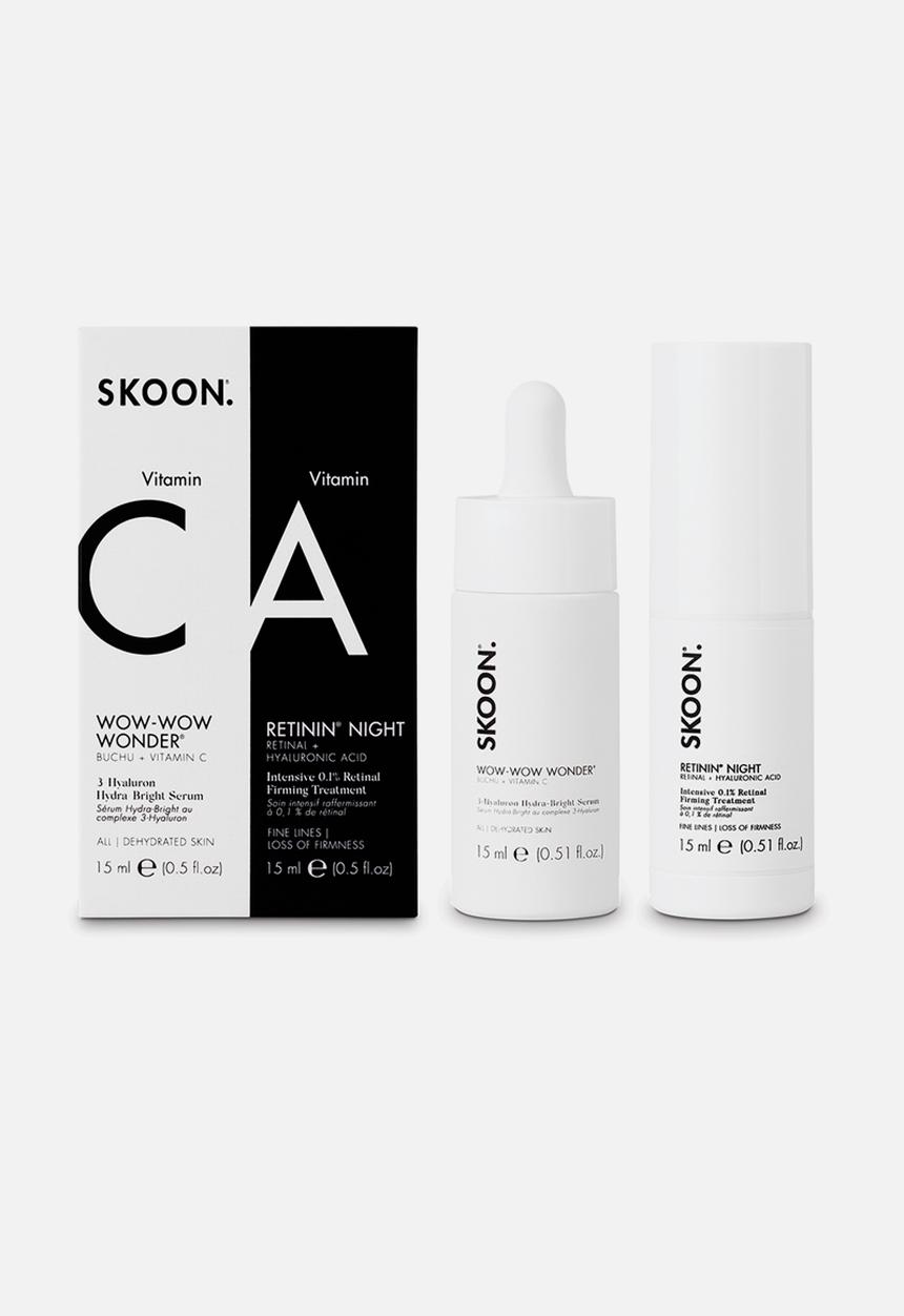 SKOON. - DREAM TEAM DUO - Retinin Night 15ml + WOW WOW WONDER Serum 15ml VAP