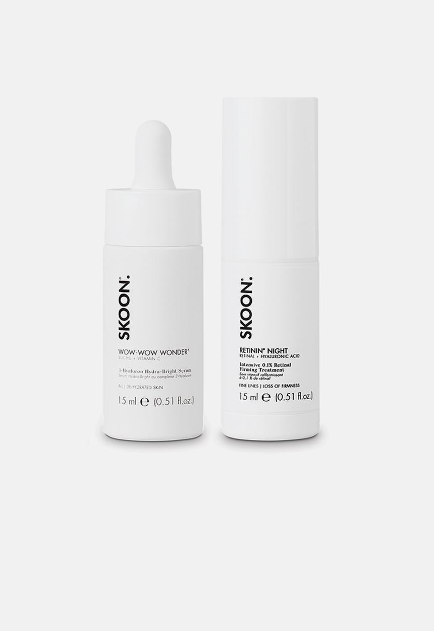 SKOON. - DREAM TEAM DUO - Retinin Night 15ml + WOW WOW WONDER Serum 15ml VAP