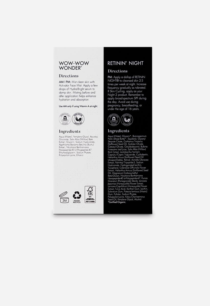 SKOON. - DREAM TEAM DUO - Retinin Night 15ml + WOW WOW WONDER Serum 15ml VAP