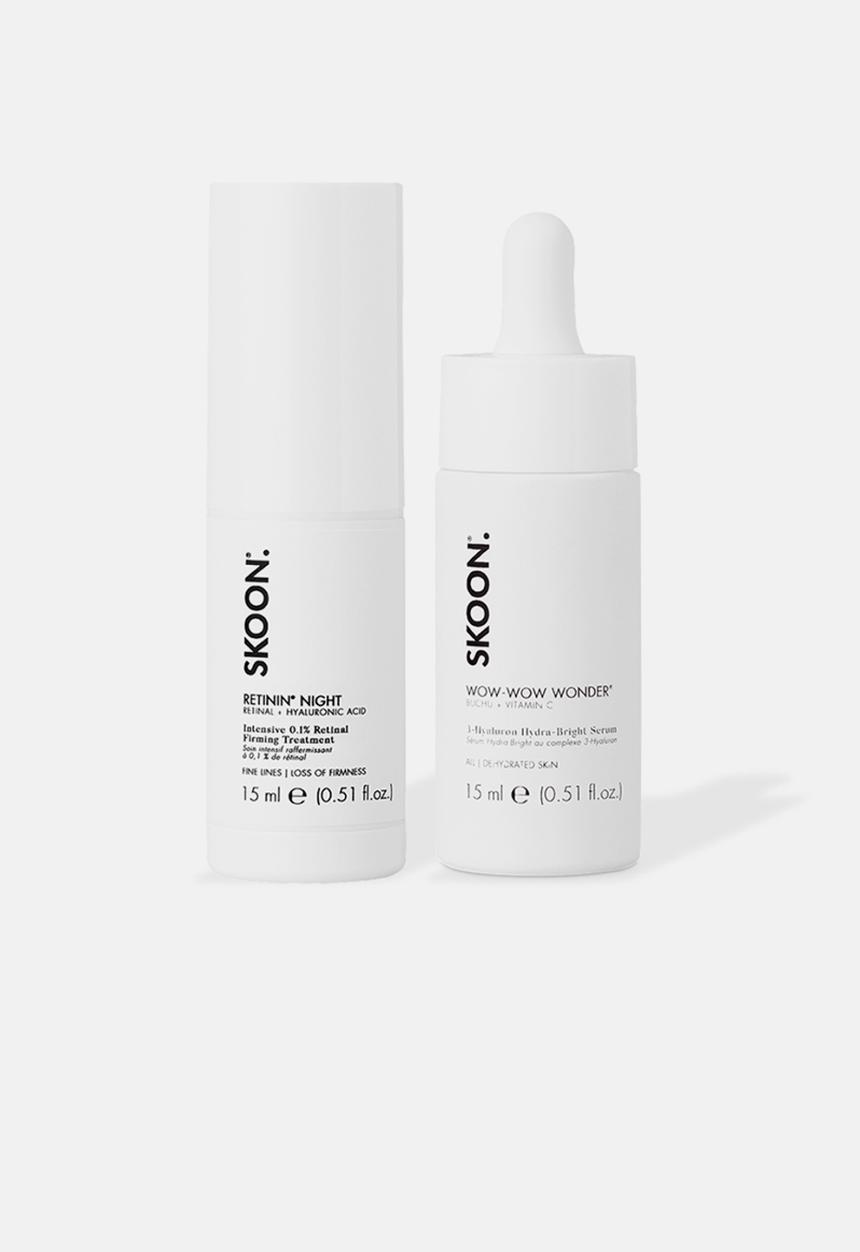 SKOON. - DREAM TEAM DUO - Retinin Night 15ml + WOW WOW WONDER Serum 15ml VAP
