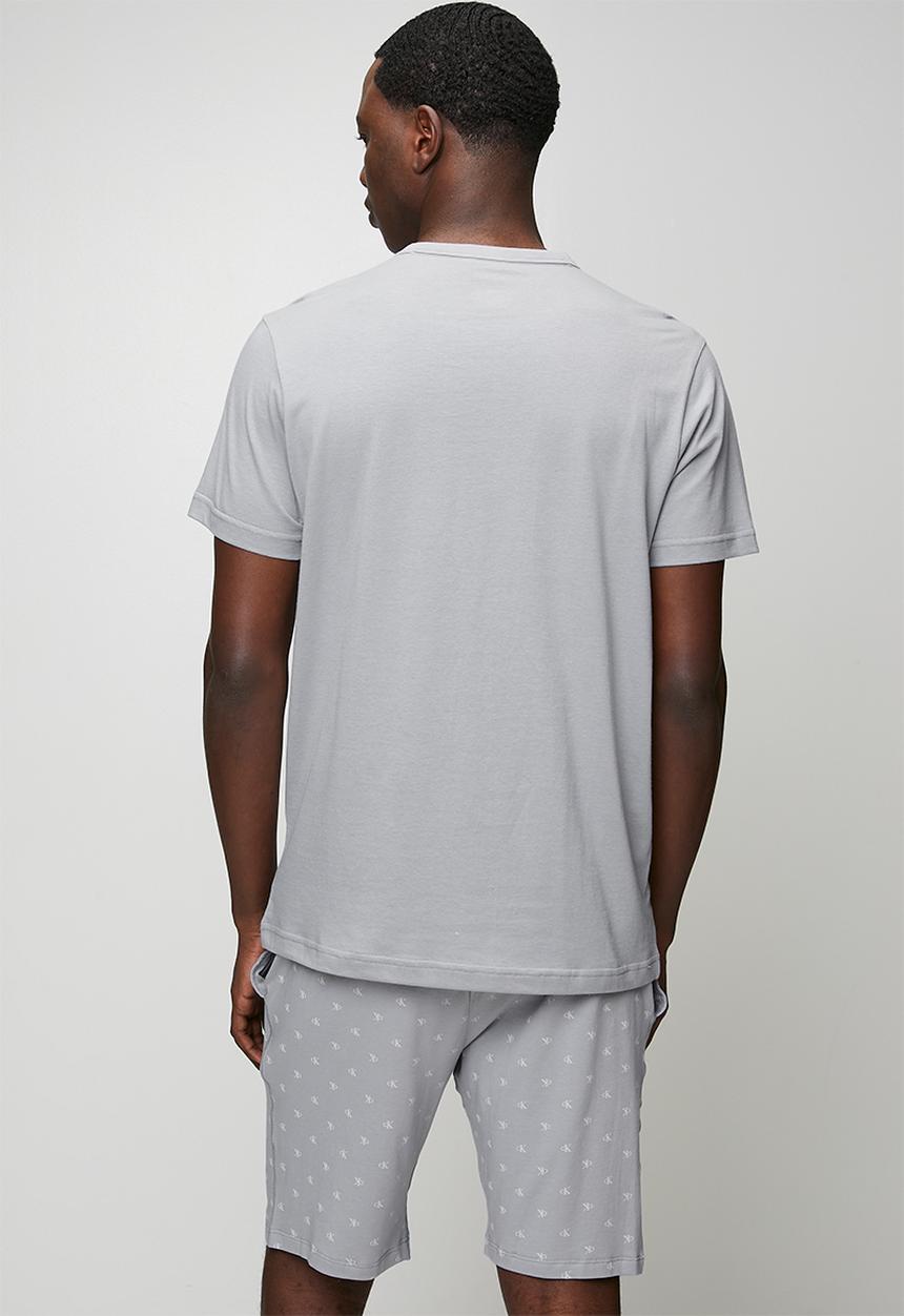 Calvin Klein - Short sleeve short set - misty grey top 