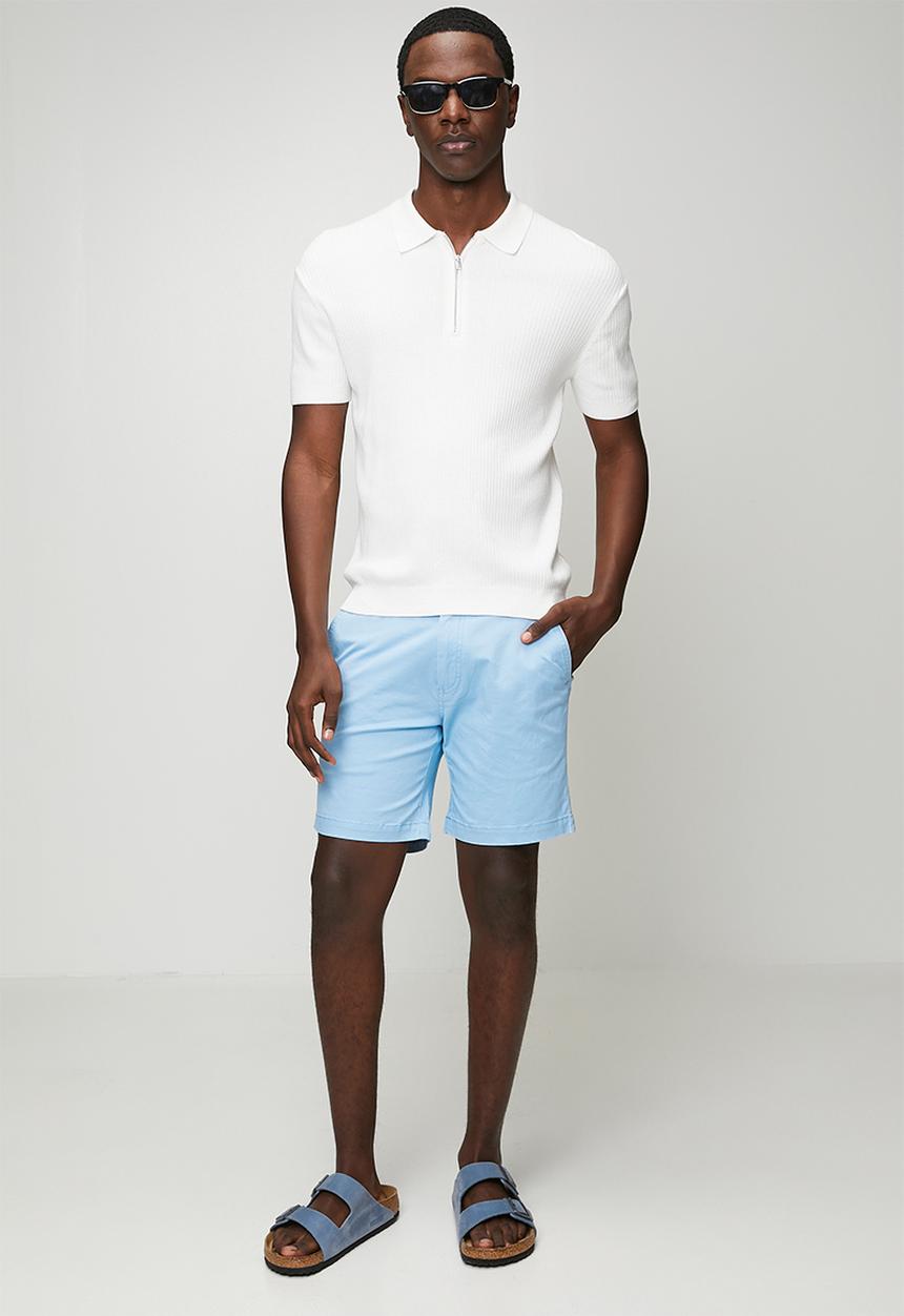 Pringle of Scotland - Pringle Matthew Chino Short - Sky Blue