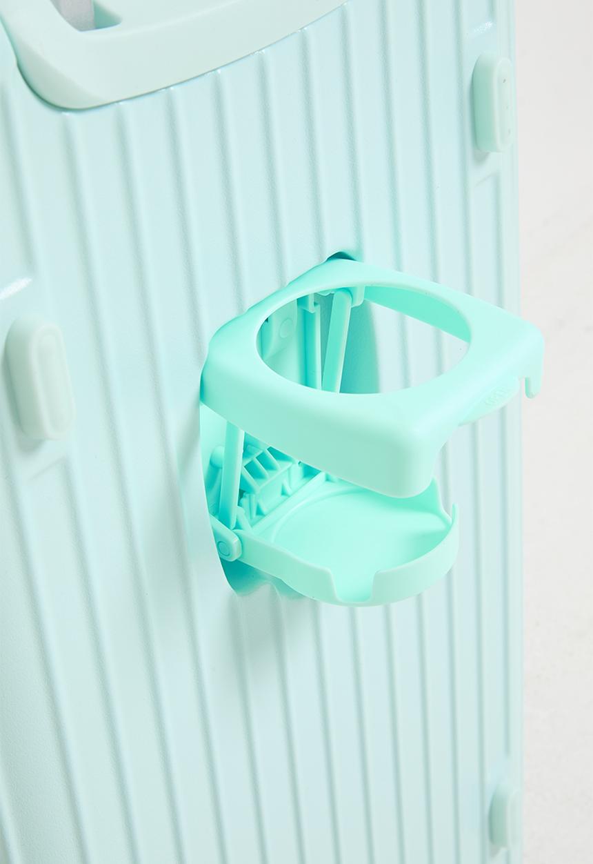 Pop Candy - Ribbed trolley bag - glacier blue