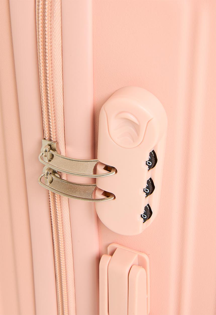 Pop Candy - Ribbed trolley bag - powder pink