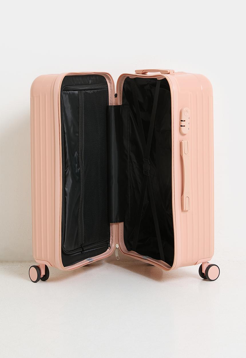 Pop Candy - Ribbed trolley bag - powder pink