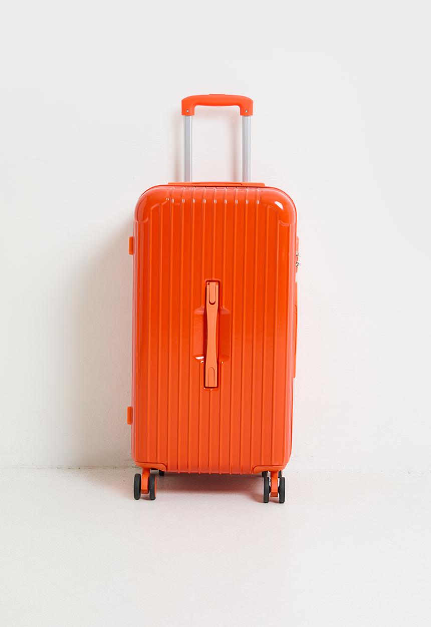 Pop Candy - Ribbed trolley bag - vibrant orange