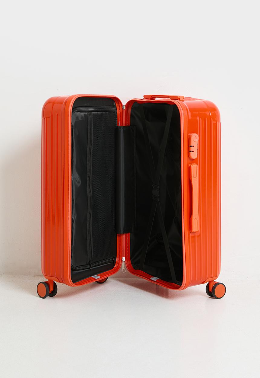 Pop Candy - Ribbed trolley bag - vibrant orange
