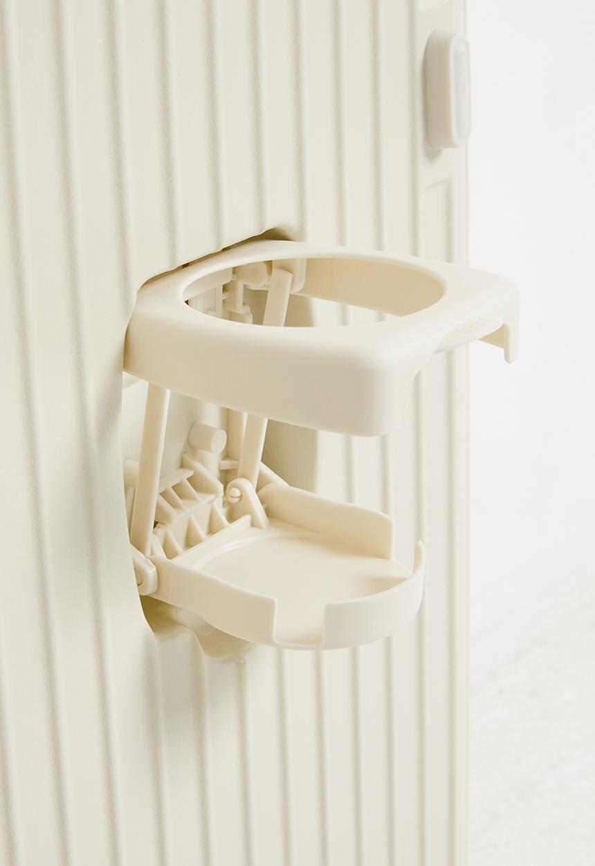 Pop Candy - Ribbed trolley bag - valley white