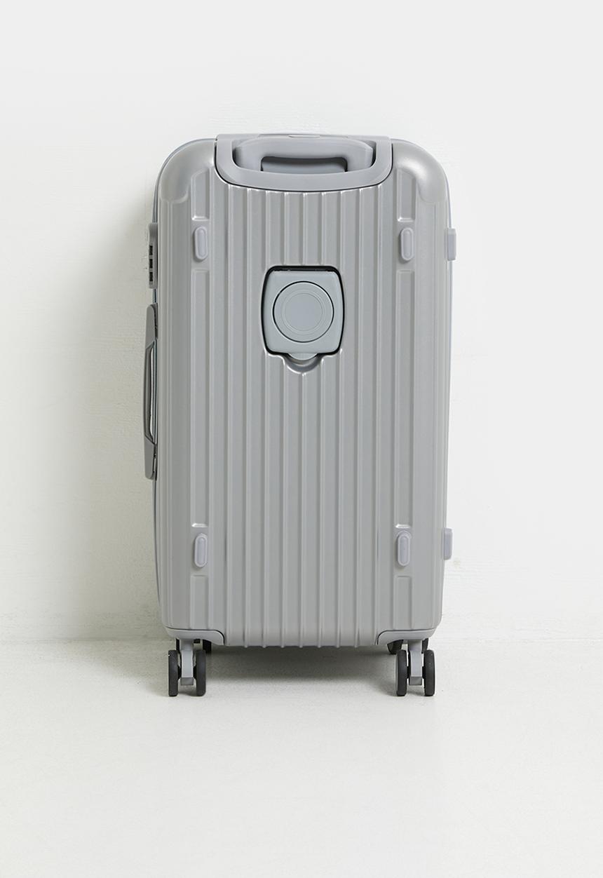 Pop Candy - Ribbed trolley bag - silver grey